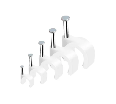 PVC nail clips in graded sizes